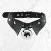 gargantilla-collar-choker-con-campanilla-tipo-corbata-de-cuero-negro-dark-grunge-punk-gotico-aesthet gargantilla-collar-choker-con-campanilla-tipo-corbata-de-cuero-negro-dark-grunge-punk-gotico-aesthet